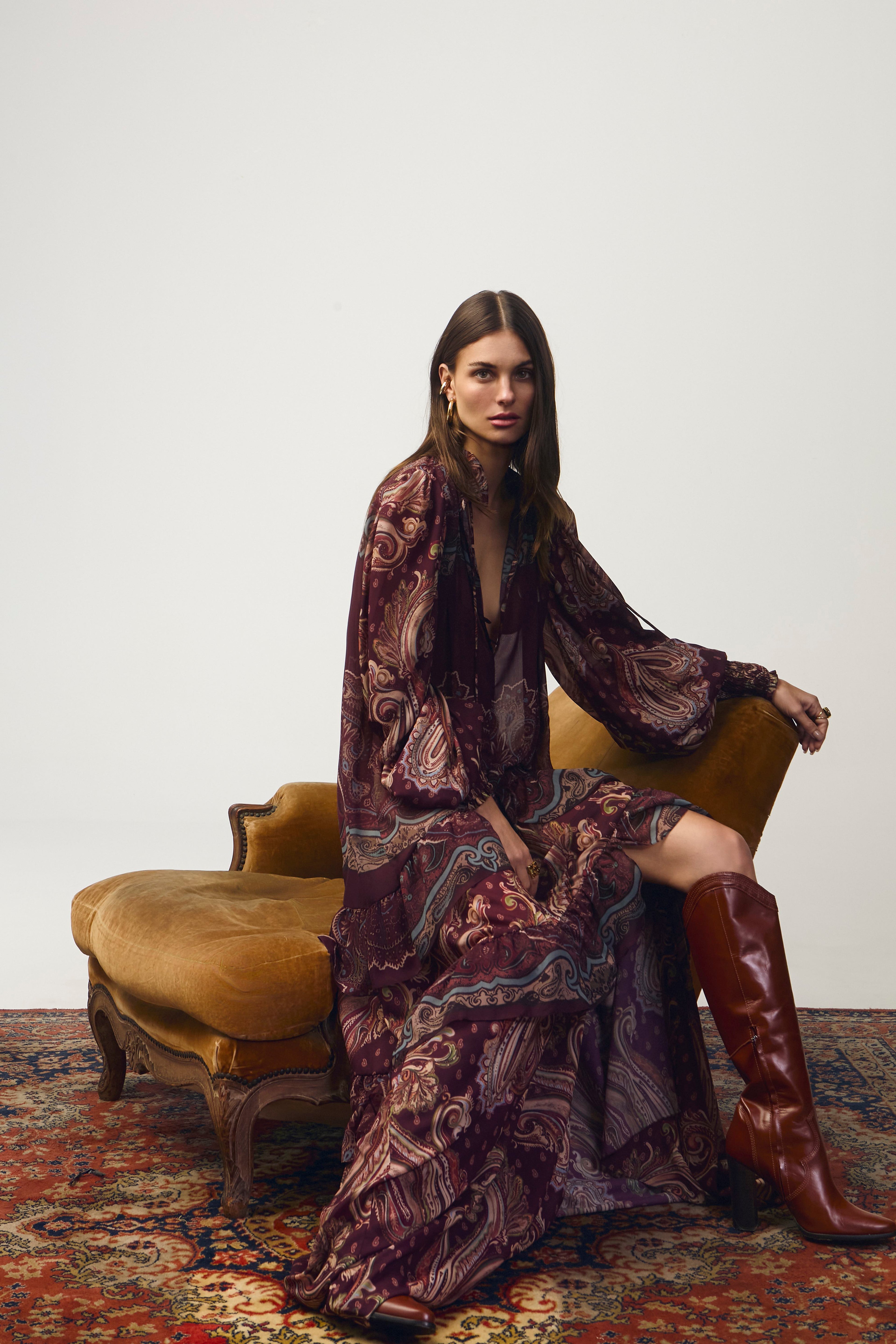 VESTIDO BABADOS BOHO