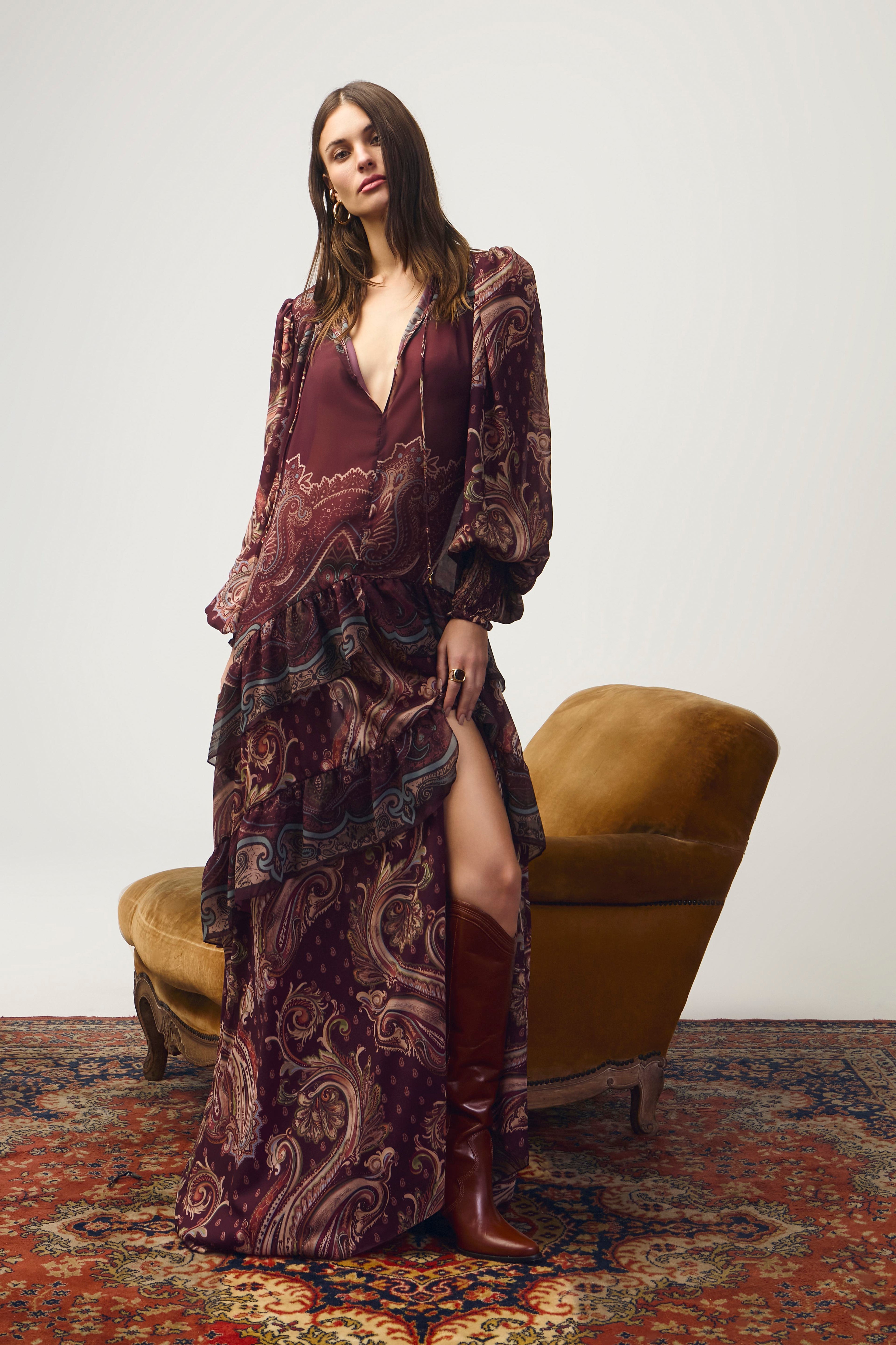 VESTIDO BABADOS BOHO