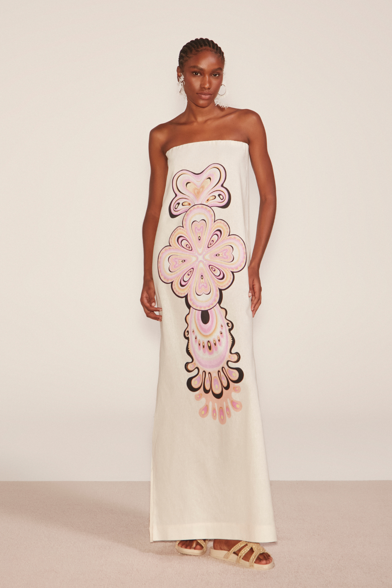 VESTIDO SEM ALÇA MANDALA